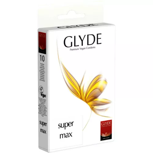 Glyde Premium Vegan Condooms Super Max 10st
