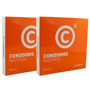 Condoomfabriek - Noppen condooms (72 stuks)