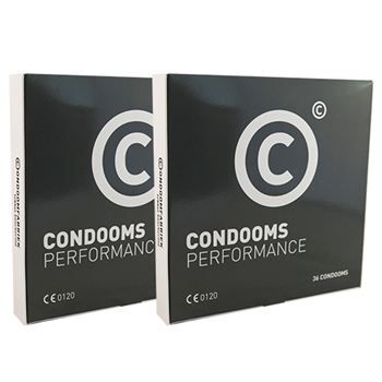 Condoomfabriek Performance Condooms - 72 stuks