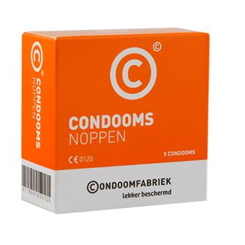 Condoomfabriek - Noppen condooms (5 stuks)