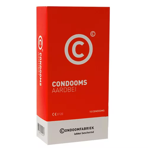 Aardbei Condooms 10x