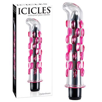 Pipedream Icicles Studded Vibrator (Roze)