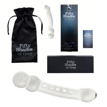 Fifty Shades of Grey Glass Dildo (Wit)