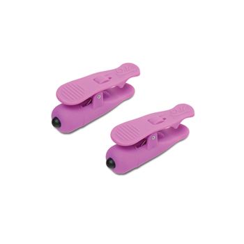 Pipedream Wireless Vibrating Nipple Clamps (Roze)