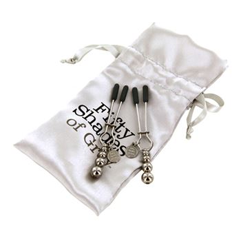 Fifty Shades of Grey Nipple Clamps (Lichtgrijs)