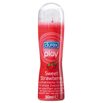 Durex - Play Sweet Strawberry - Glijmiddel met aardbeiensmaak (Aardbei)