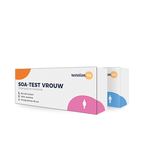Testalize.me SOA-Test Chlamydia en Gonorroe voor Hem en Haar