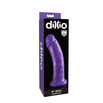 Dillio - Dildo met zuignap - 20 cm (Paars)