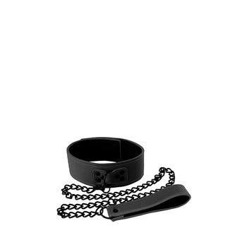 Bondage - Halsband met riem
