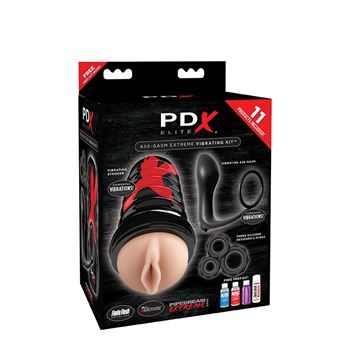 PDX Elite Ass-Gasm Vibrating Kit