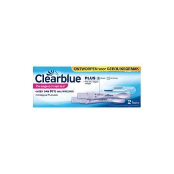 Clearblue zwangerschapstest plus (2 stuks)