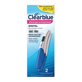 Clearblue Digital zwangerschapstest (2 stuks)