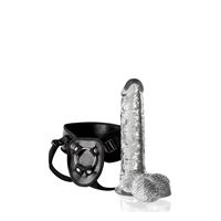 Nmc Doorzichtige Dong 15Cm Met Harnas nmc kopen in de aanbieding