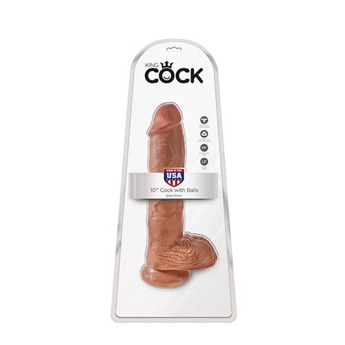 25,4 cm dildo met scrotum