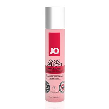JO - Oral Delight Arousal Gel - Glijmiddel met aardbeiensmaak 