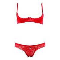 Cottelli Lingerie Set Halve Cups Rood cottelli kopen in de aanbieding Cottelli Lingerie Set Halve Cups Rood cottelli kopen in de aanbieding