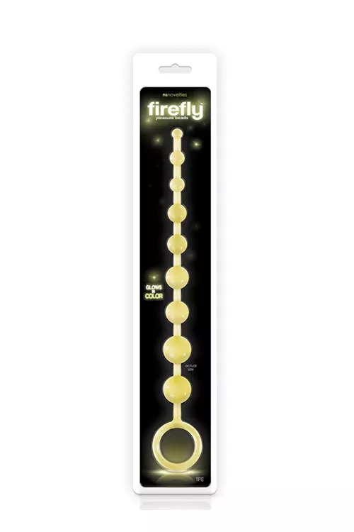 Firefly anaalplug met kralen