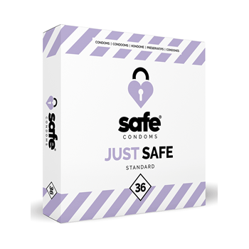 Just Safe - Standaard condooms (36 stuks)