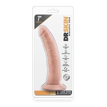 Dildo met zuignap - 17,5 cm (Huidroze)