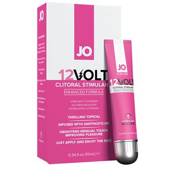 JO 12 Volt Buzzing clitoris gel 10ml