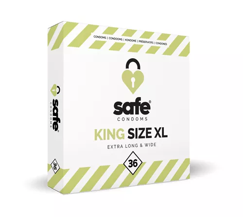 Safe King Size XL Condooms 36st