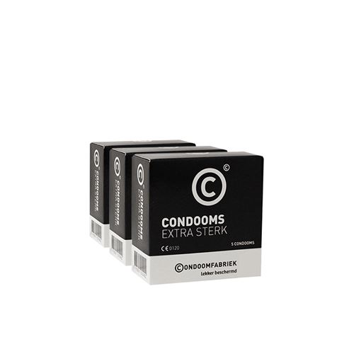 Condoomfabriek Extra Sterk condooms voordeelpakket 15st