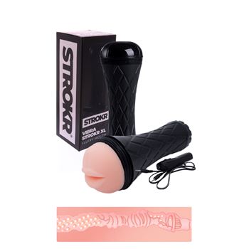 STROKR - Vibra Strokr XL Fluffy Mouth masturbator