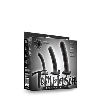 Temptasia Twist 3-delige dildo set zwart