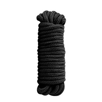Bondage touw van 5 meter (Zwart)
