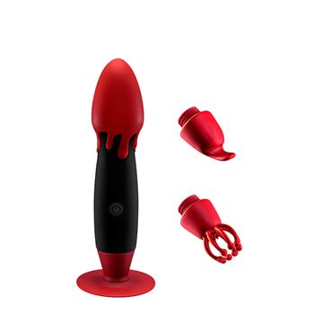 Breathless Orgasm Kit - Vibrator met opzetstukken