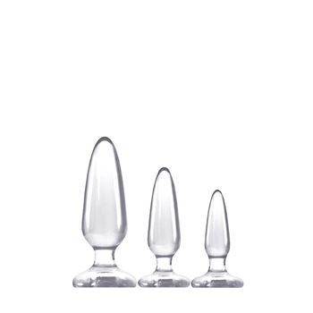 Buttplug set Jelly Rancher (Doorzichtig)