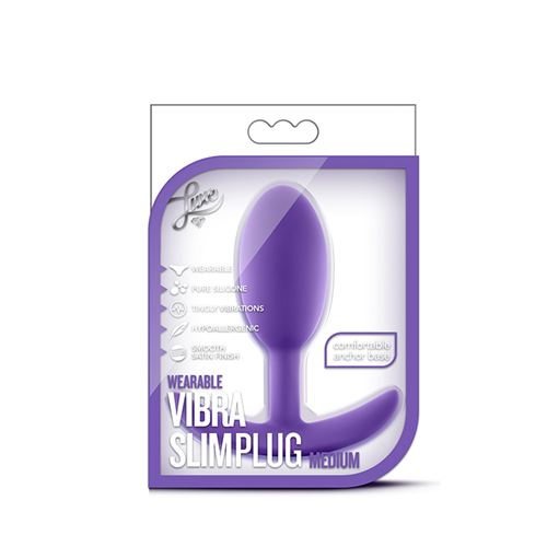 Image of Luxe draagbare plug met vibratieballetje Medium 