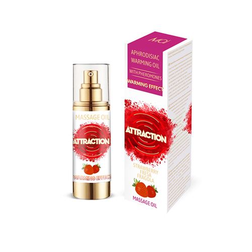 Mai feromonen massageolie verwarmend aardbei 30 ml Mai feromonen massageolie verwarmend aardbei 30 ml