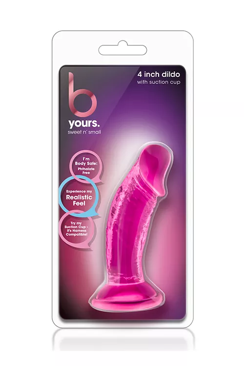 b-yours-sweet-n-small-4inch-dildo-pink