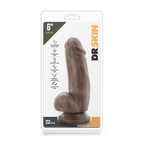 dr.-skin-mr.-smith-7inch-dildo-chocolate