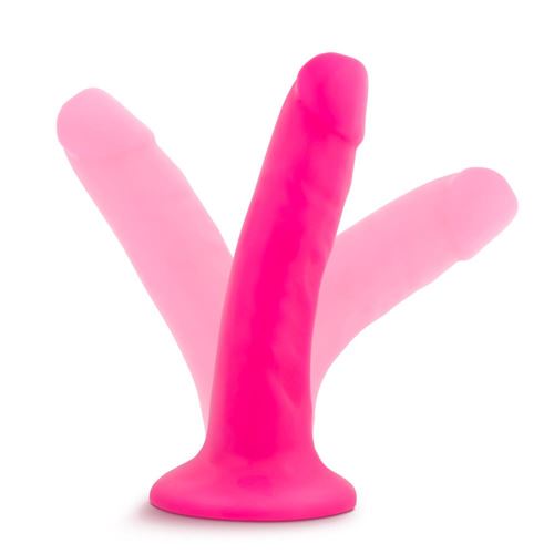 neo-6inch-dual-density-cock-neon-pink