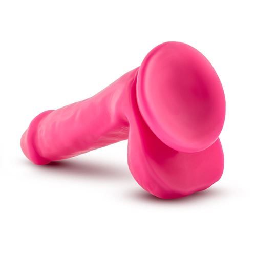 neo-6inch-dual-density-cock-neon-pink