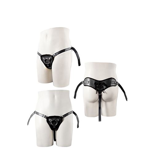 strapon-black-pu-harness-with-two-rings