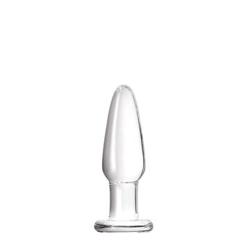 Glazen buttplug (Doorzichtig)