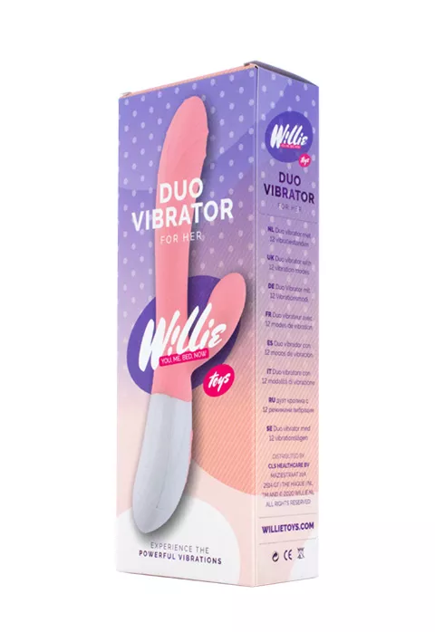 Willie duo vibrator Roze