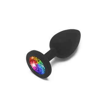 Rainbow Booty Jewel - Buttplug Small