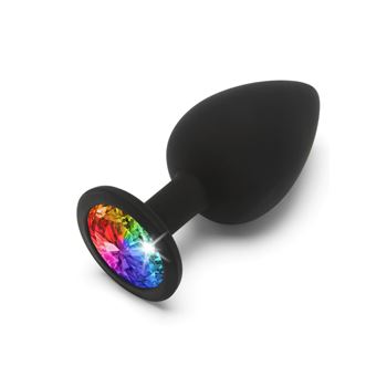Rainbow Booty Jewel - Buttplug Large