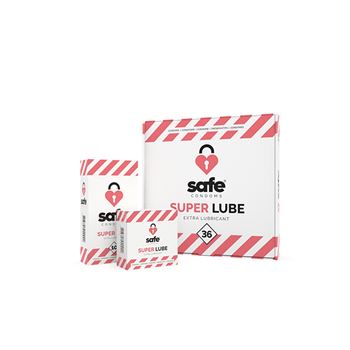 Safe Super Lube - Condooms met extra glijmiddel (10 stuks)