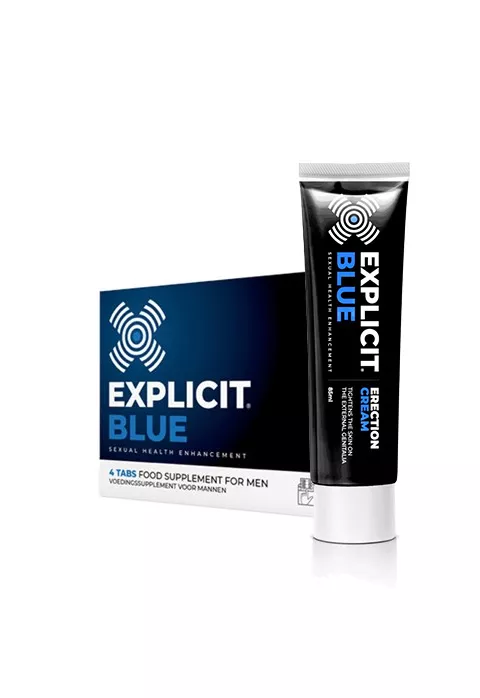 Explicit Blue pillen + erection cream