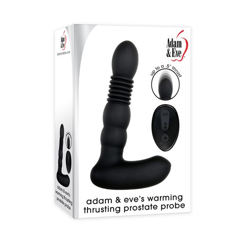 Verwarmde stotende prostaatvibrator Adam Eve