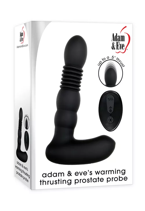 Verwarmde stotende prostaatvibrator Adam Eve