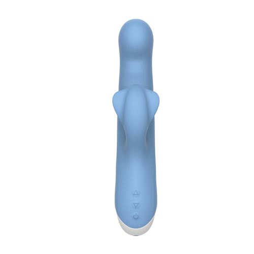 Stotende G-spot vibrator met gevleugelde clitorisstimulator Evolved