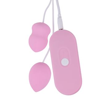 Willie Toys Pink Love Eggs vibrerende eitjes met afstandsbediening