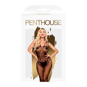 Kruisloze bodystocking met driedubbele bandjes Penthouse