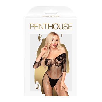 Kruisloze offshoulder bodystocking Penthouse High Profile